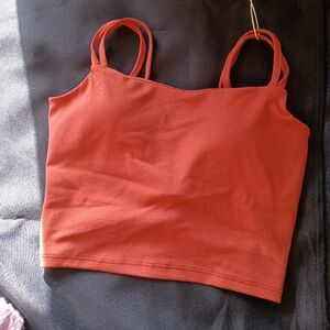 Halara twisted back crop tank